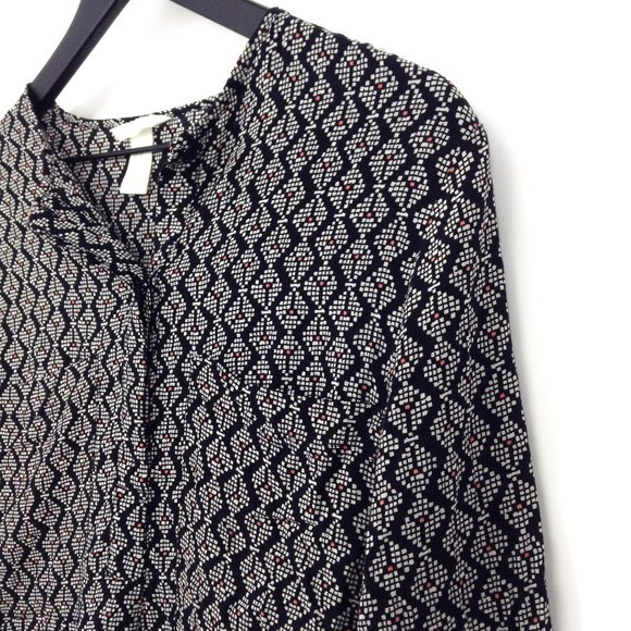 H&M Short Sleeve Buttoned Pullover Tunic Dress - Picture 5 of 8